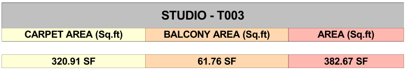 STUDIO - T003 - Table